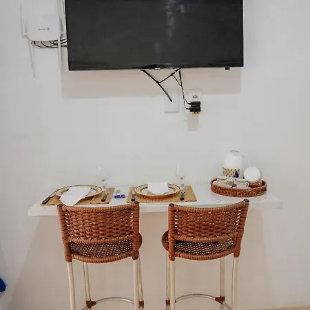 Studio A 400M Mar,Cozinha Completa, Wi-Fi 95Mbs Ideal Para Casais Prea Exterior photo